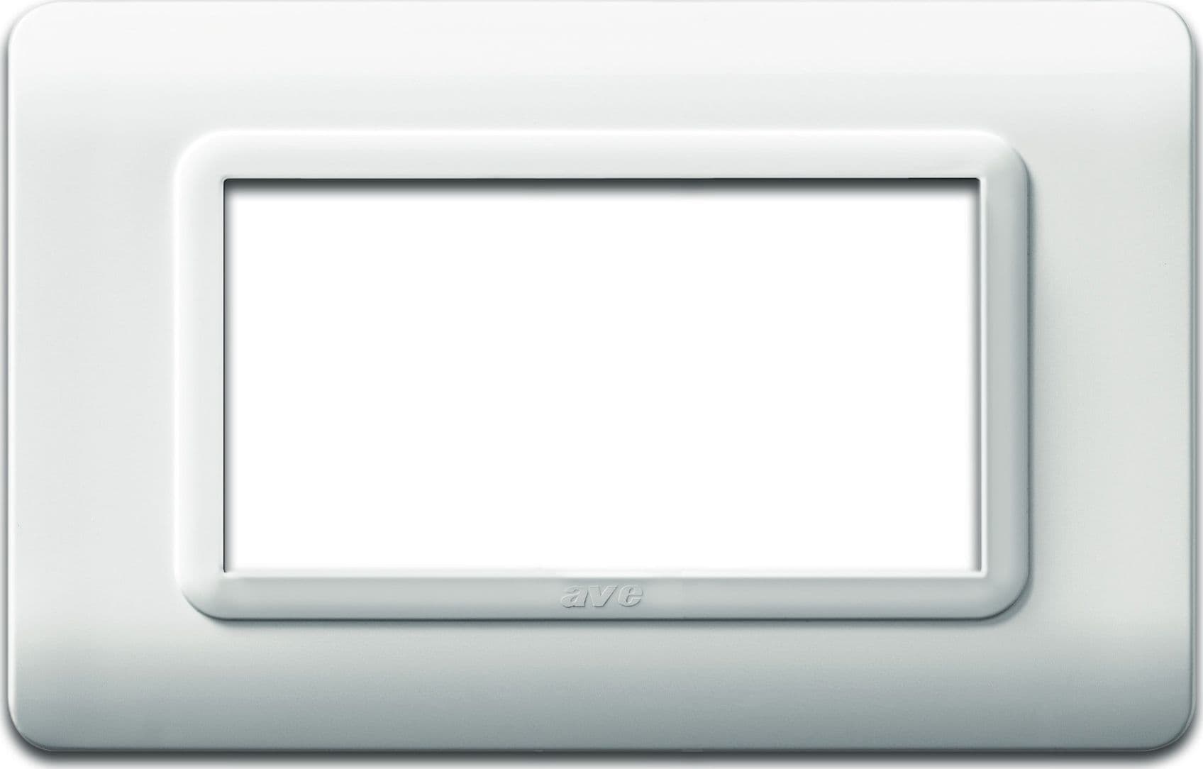 Placca Tecnopolimero S44 4 Moduli Bianco in Placche per interruttori Scontolo.net - Potenza, commercioVirtuoso.it