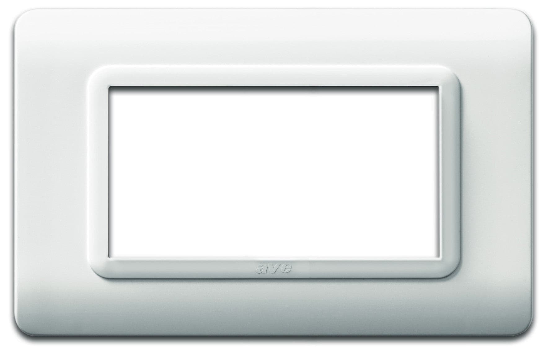 Placca Tecnopolimero S44 4 Moduli Bianco in Placche per interruttori Scontolo.net - Potenza, commercioVirtuoso.it