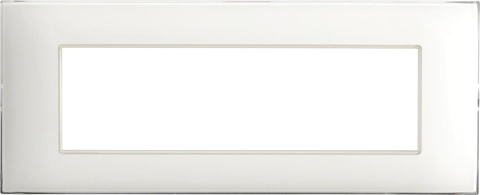 Placca Serie YOUNG 44 per Scatola Rettangolare 7 Moduli Bianco in Placche per interruttori Scontolo.net - Potenza, commercioVirtuoso.it