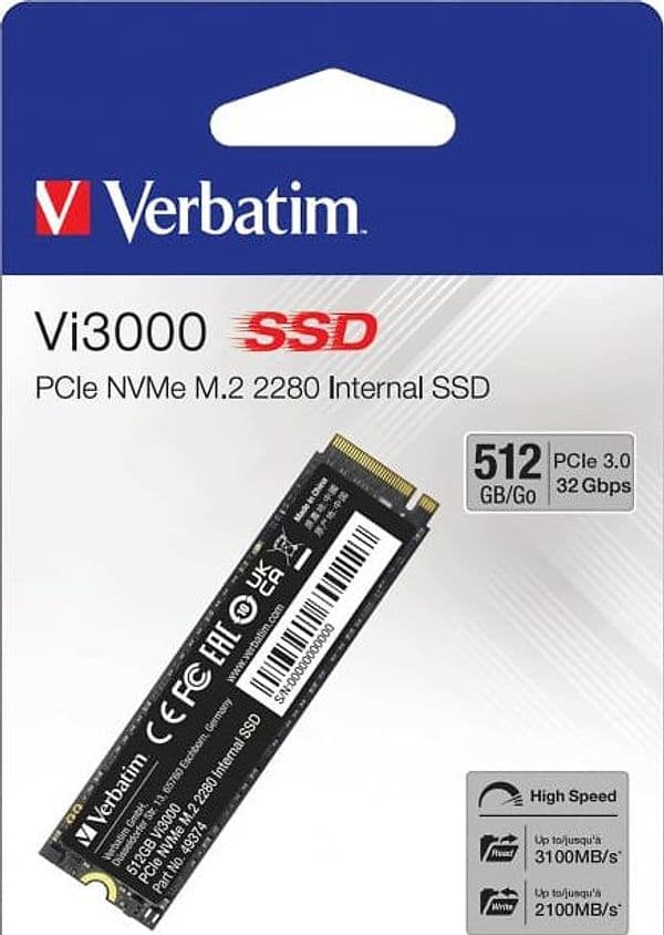 Disco a Stato Solido Vi3000 PCIe NVMe M.2 512GB