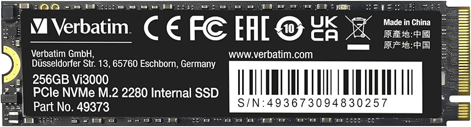 SSD Vi3000 PCIe NVMe M.2 256GB in  Scontolo.net - Potenza, commercioVirtuoso.it