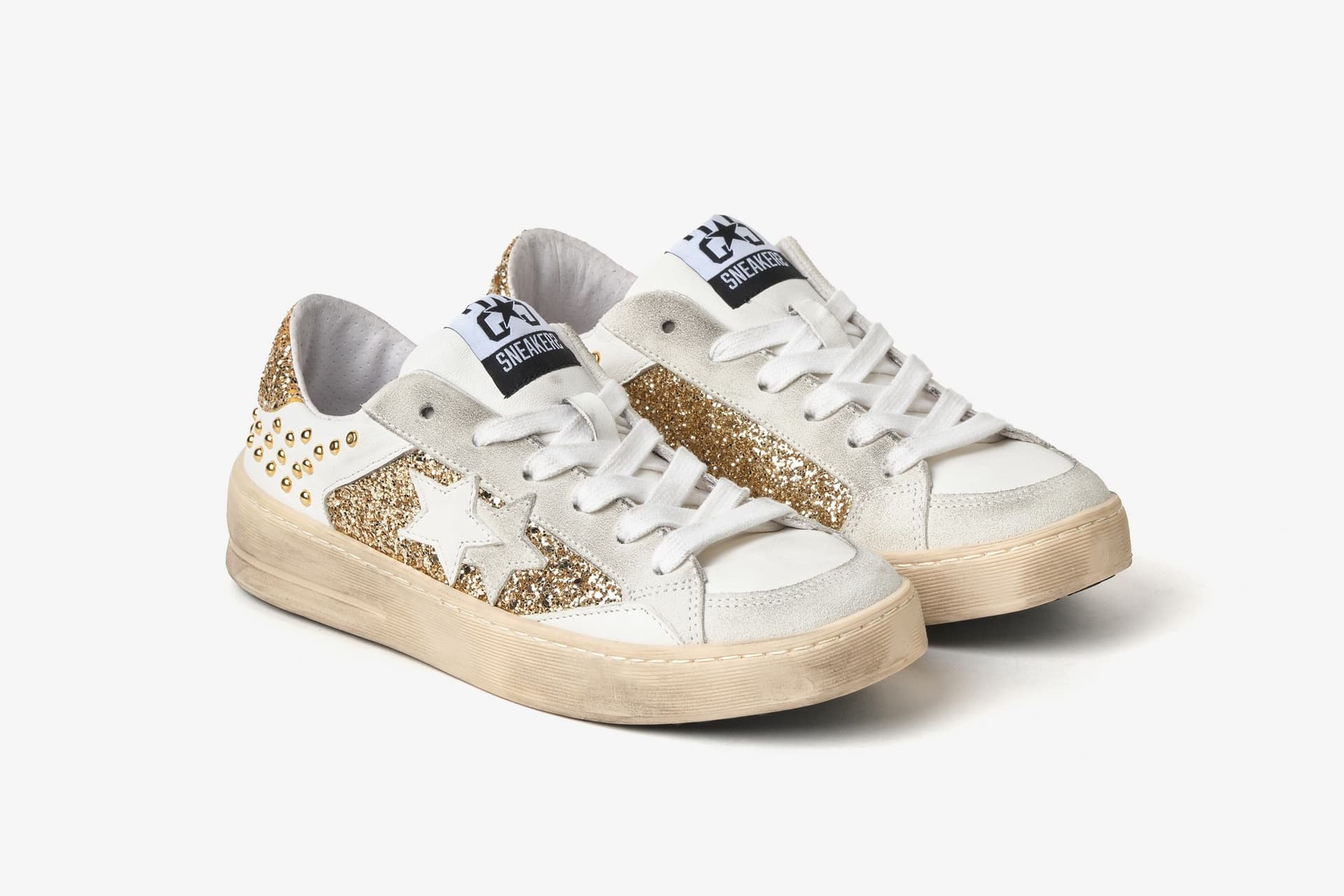 2Star sneakers donna Enjoy star bianco oro 2SD5079 074 in Sneaker casual Teresi Calzature - Marsala, commercioVirtuoso.it