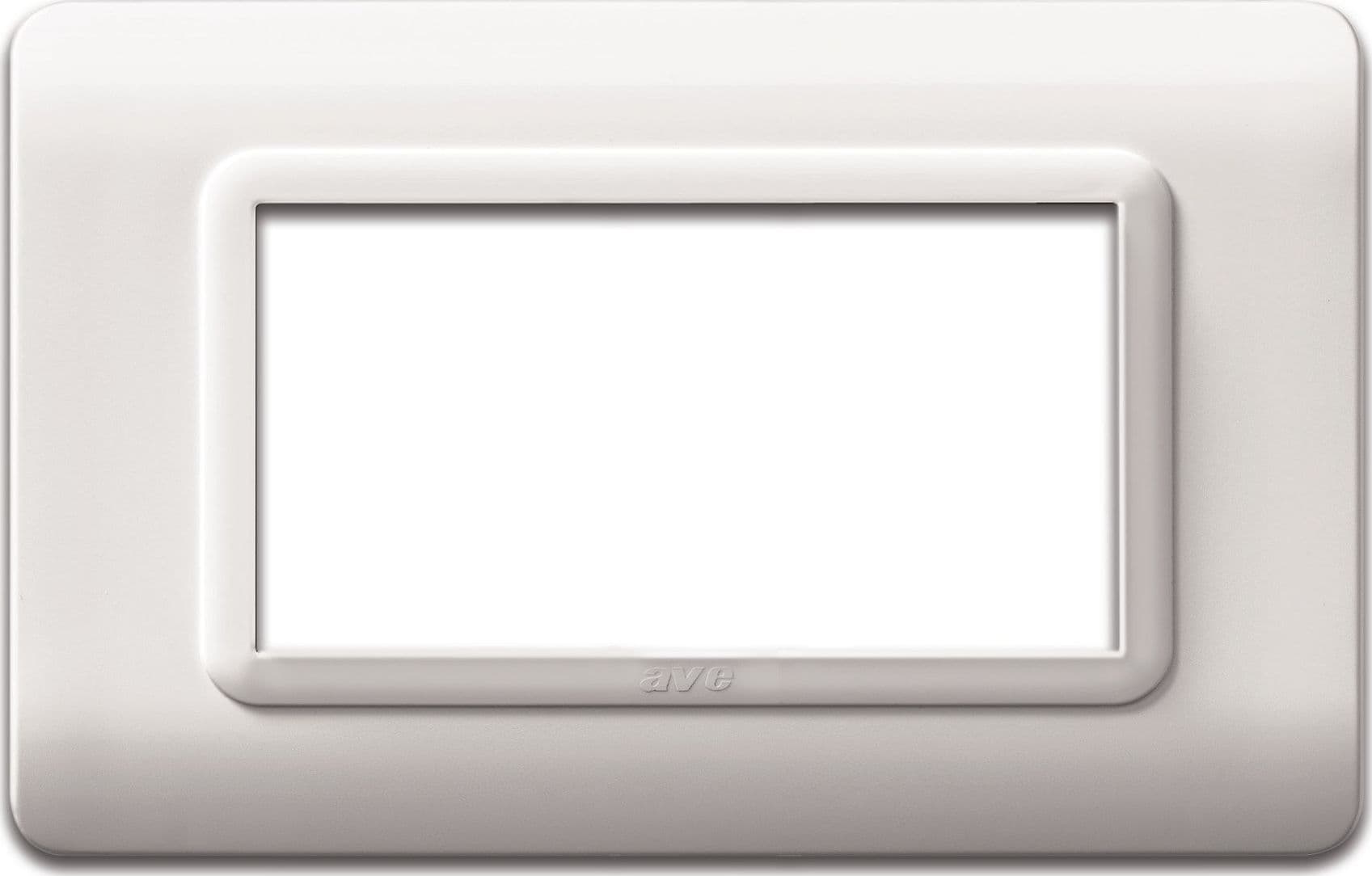 Placca Tecnopolimero S44 4 Moduli Bianco in Placche per interruttori Scontolo.net - Potenza, commercioVirtuoso.it