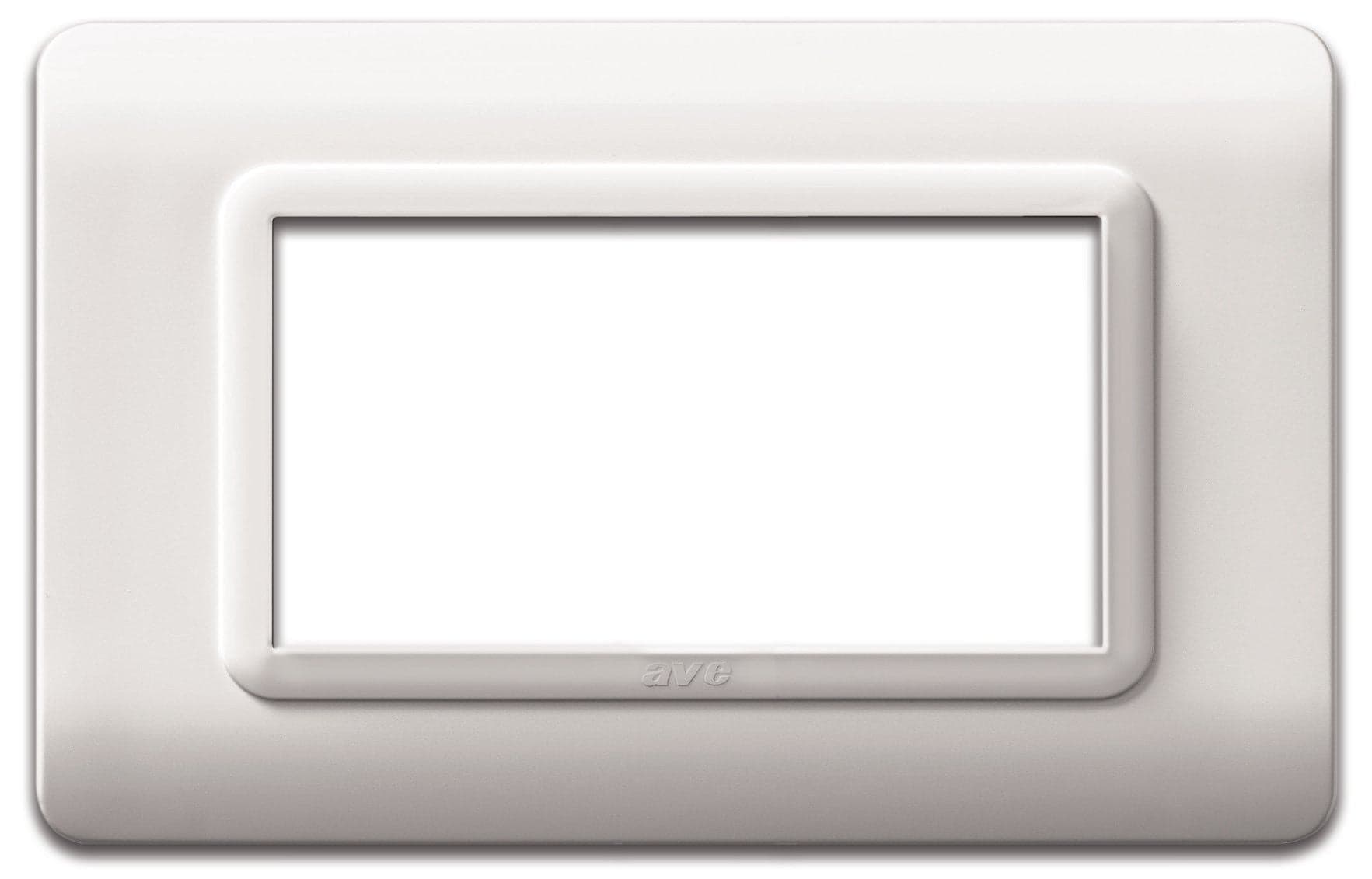 Placca Tecnopolimero S44 4 Moduli Bianco in Placche per interruttori Scontolo.net - Potenza, commercioVirtuoso.it
