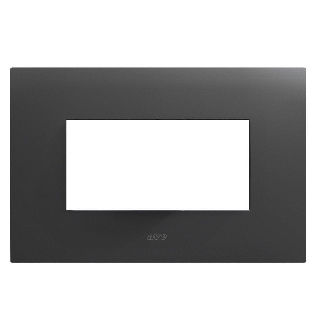 Placca Serie Smart44 in Metallo 4 Moduli Grigio in Placche per interruttori Scontolo.net - Potenza, commercioVirtuoso.it