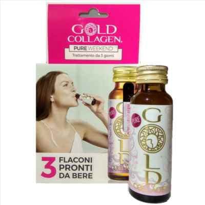 Gold collagen pure weekend 3flaconi