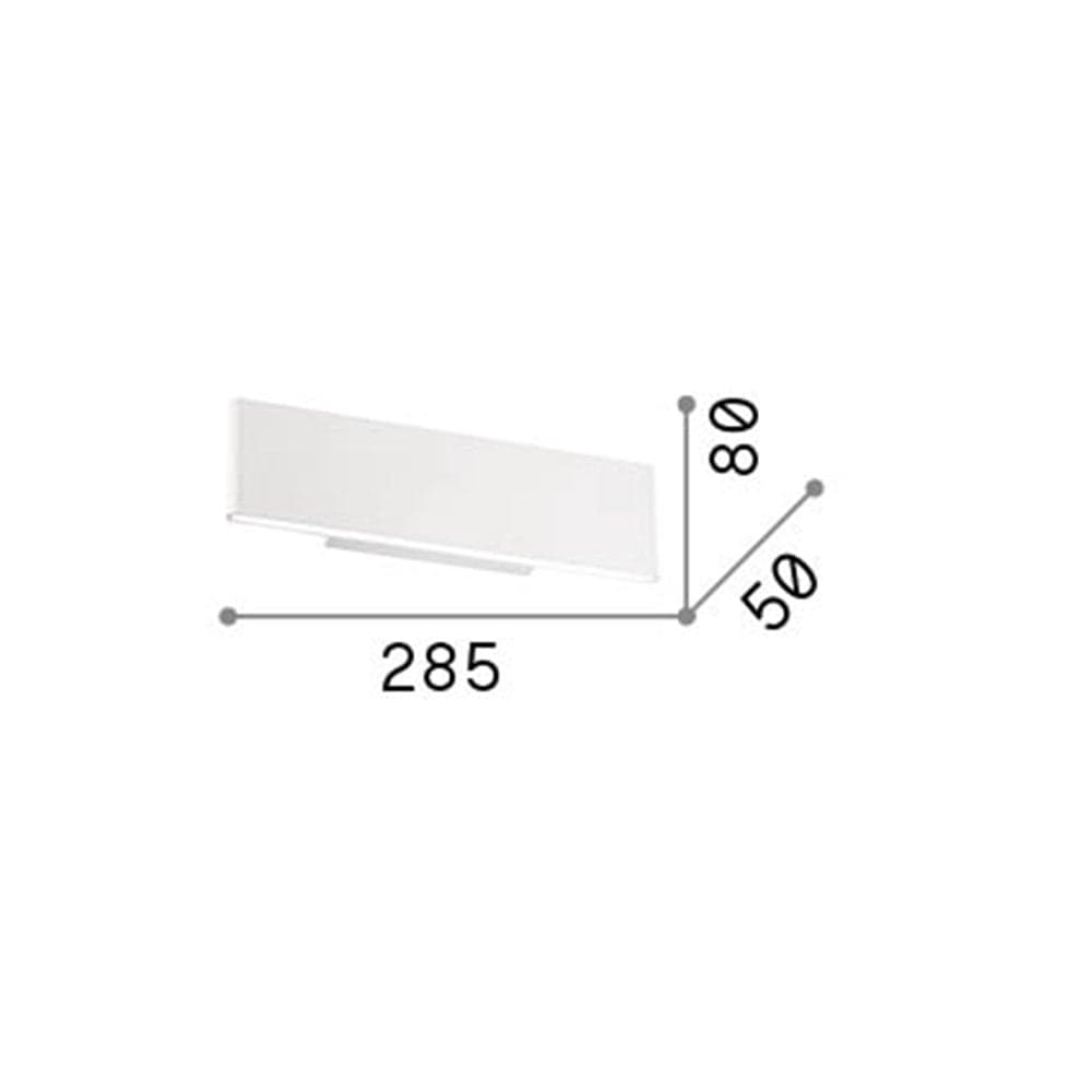 Applique Industrial-Minimal Desk Metallo Bianco Led 12,5W 3000K in Lampade da parete LuceArt - Montecorvino Pugliano, commercioVirtuoso.it