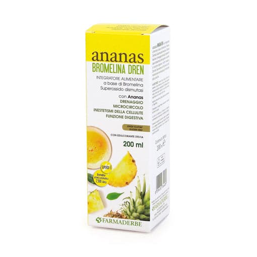 Ananas bromelina dren 200 ml