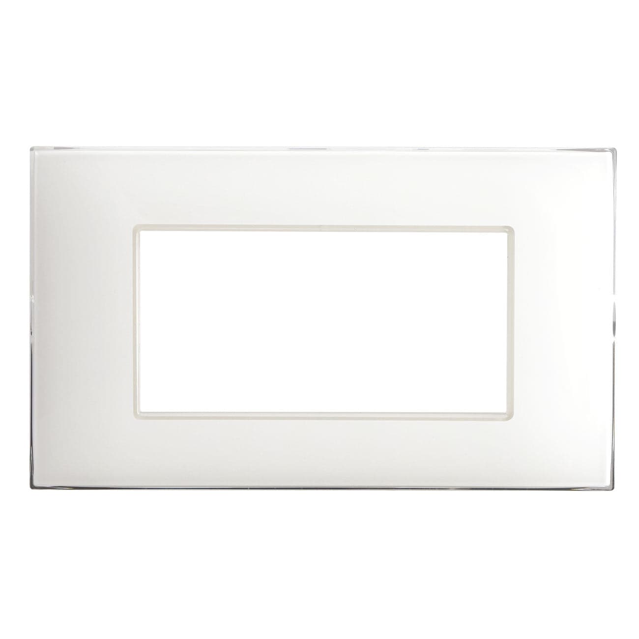 Placca Serie YOUNG 44 per Scatola Rettangolare 4 Moduli Bianco in Placche per interruttori Scontolo.net - Potenza, commercioVirtuoso.it