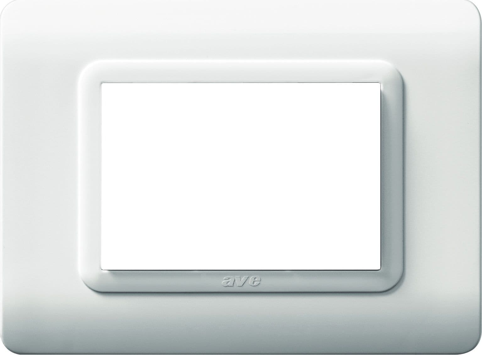 Placca Tecnopolimero S44 3 Moduli Bianco in Placche per interruttori Scontolo.net - Potenza, commercioVirtuoso.it
