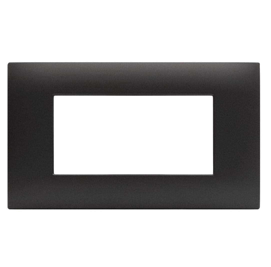 Placca Serie YOUNG 44 per Scatola Rettangolare 4 Moduli Grigio in Placche per interruttori Scontolo.net - Potenza, commercioVirtuoso.it