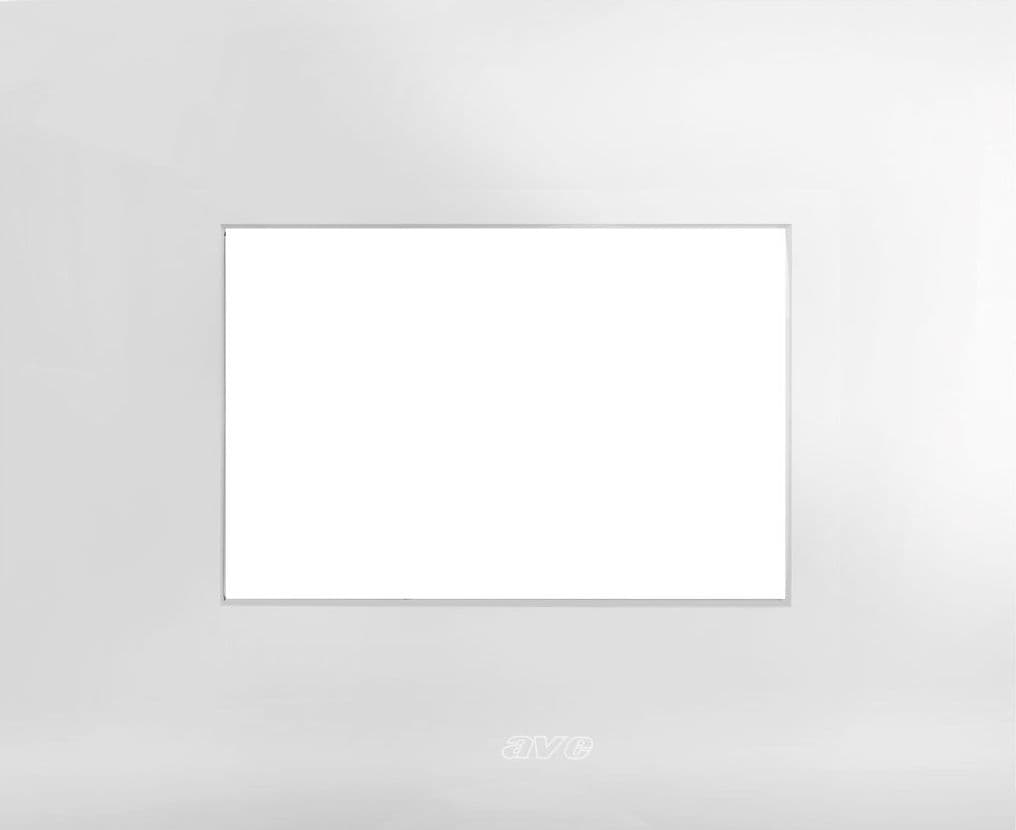 Placca Serie Smart44 in Metallo 3 Moduli Bianco Lucido in Placche per interruttori Scontolo.net - Potenza, commercioVirtuoso.it
