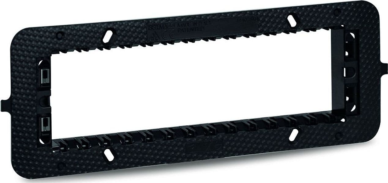 Supporto Smart44 con Viti per Scatole Rettangolari 7 Moduli in Placche combinate interruttori e prese Scontolo.net - Potenza, commercioVirtuoso.it