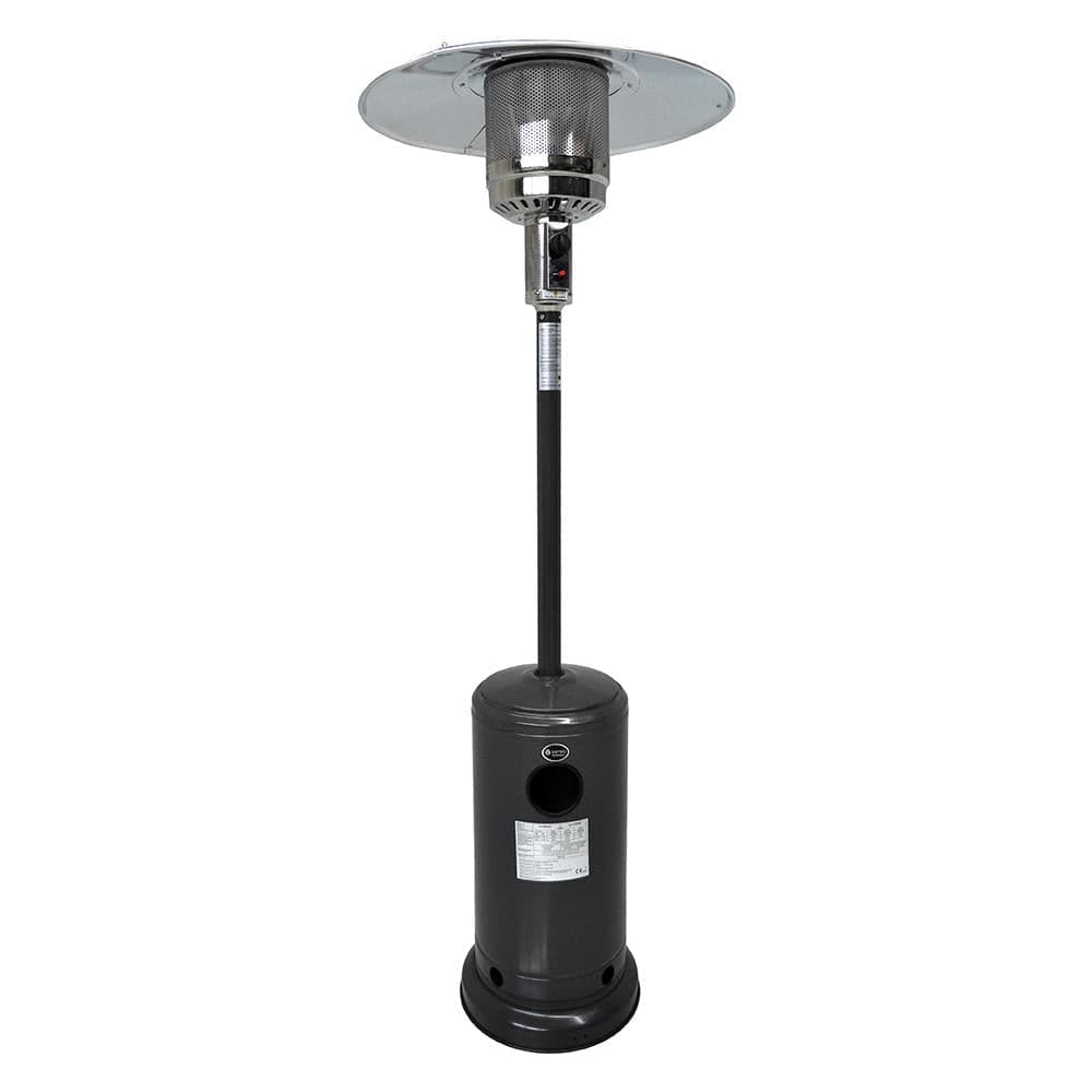 Scaldapatio stufa a fungo gas in acciaio h 221 cm 13 kw con ruote per esterno - 10