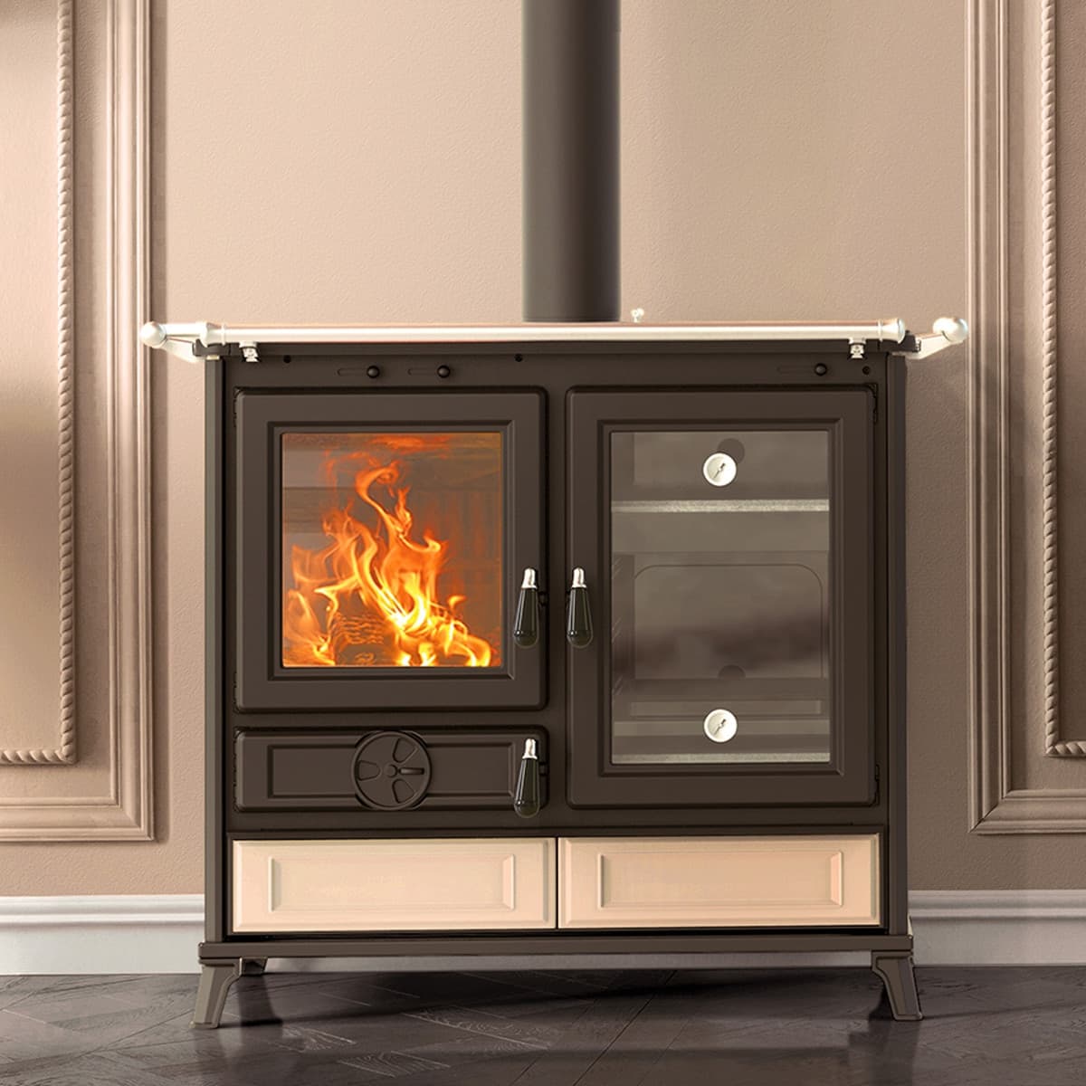 Thermorossi Cucina a Legna Margherita Evo 12,1 kW in Bracieri Masterbrico - Longobardi, commercioVirtuoso.it