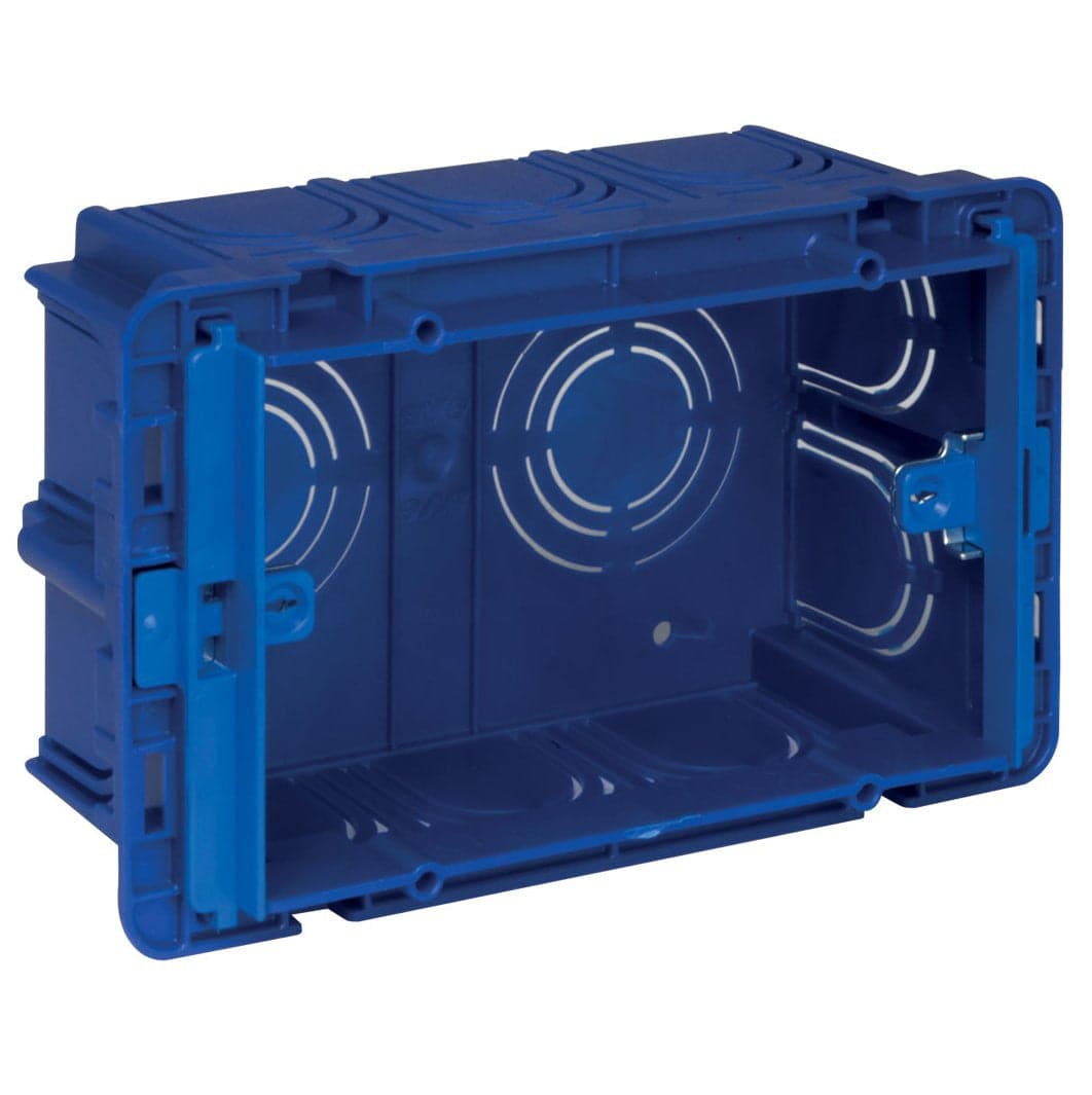 Scatola Rettangolare da Incasso per Pareti in Muratura 3 e 4 Moduli in Scatole di derivazione Scontolo.net - Potenza, commercioVirtuoso.it
