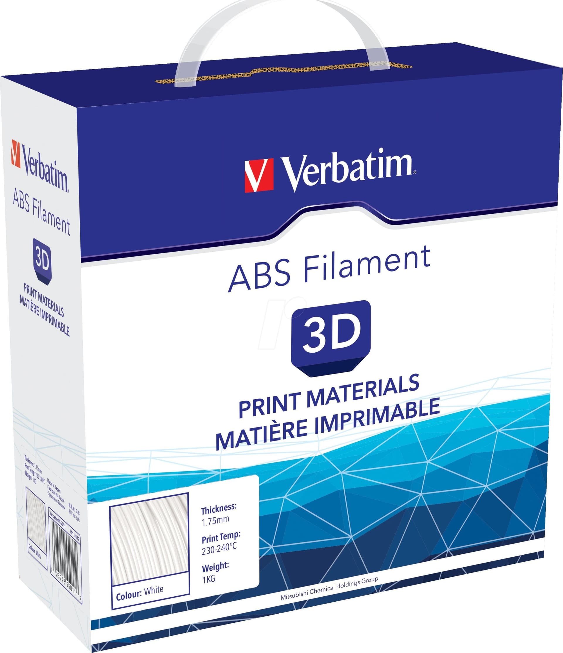 Filamento ABS Stampa 3D 1.75mm 1kg Bianco in Filamenti per stampanti 3D Scontolo.net - Potenza, commercioVirtuoso.it