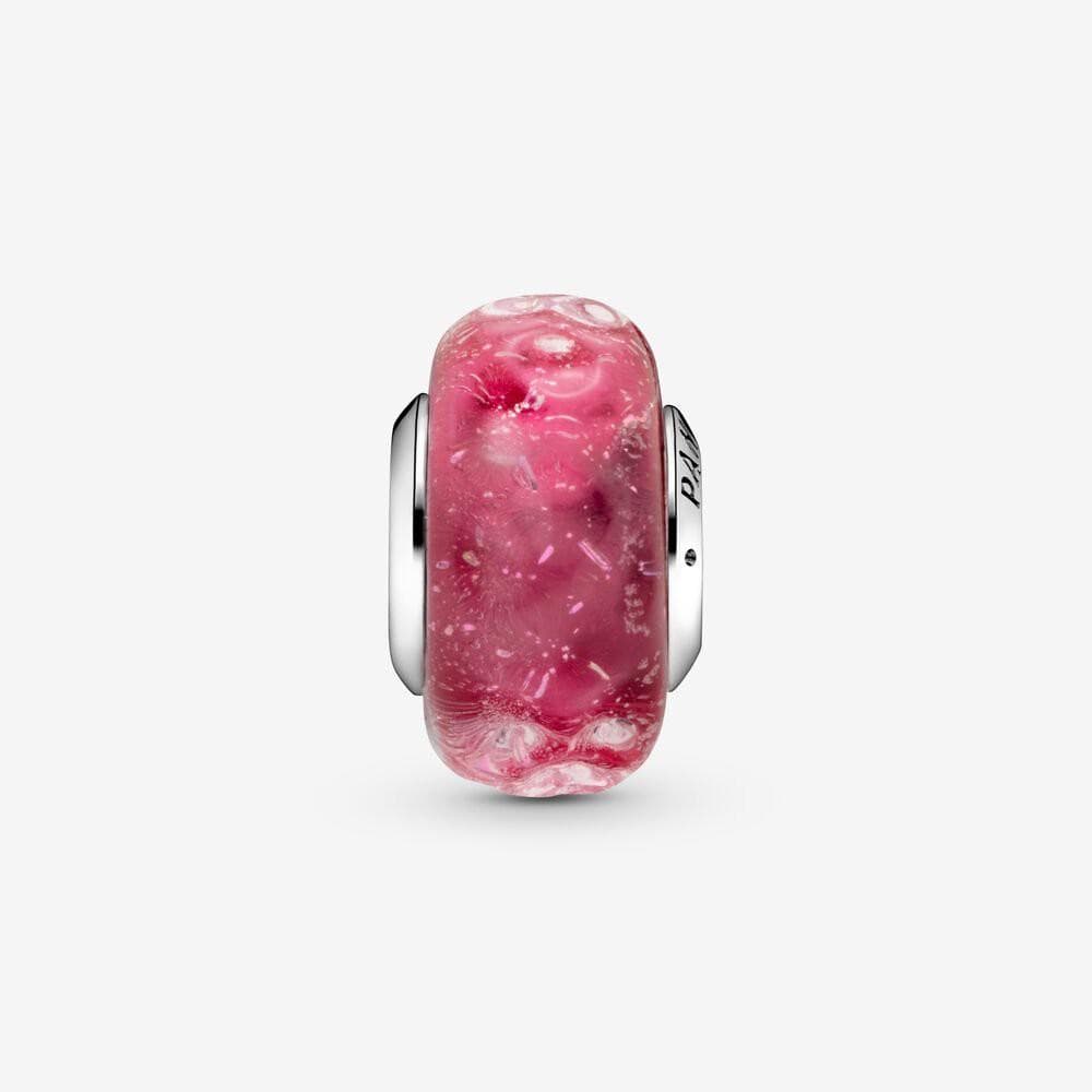 Pandora Charm in vetro di Murano rosa con onde in Bead Charm Alba Gioielli - Casoria, commercioVirtuoso.it
