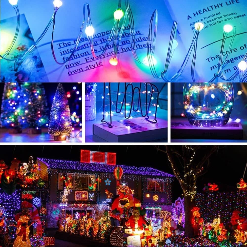 LUCI LED ALBERO DI NATALE USB BLUETOOTH APP INTERNO CON TELECOMANDO 5 MT 50 LED in Nastri LED Trade Shop italia - Napoli, commercioVirtuoso.it