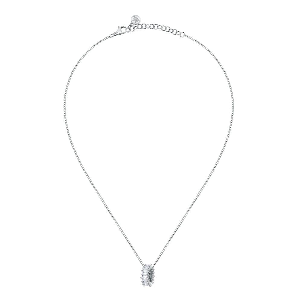 Pendente MORELLATO Baguette silver plated white in Collane Web Time Orologi - Milano, commercioVirtuoso.it
