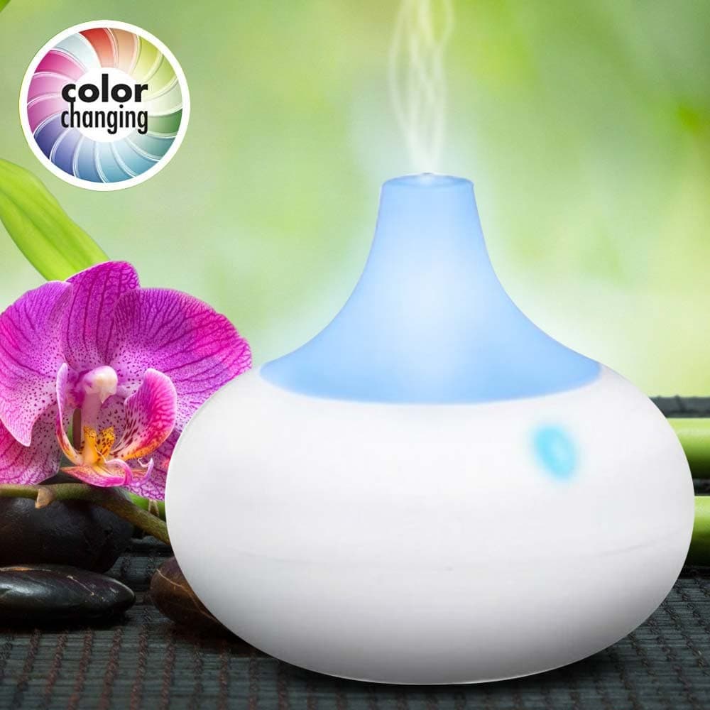 Diffusore Aromi USB Luce LED 8 Colori Aromaterapia Olio Profumato 140ml Bianco in Agopressione Danyx - Casoria, commercioVirtuoso.it
