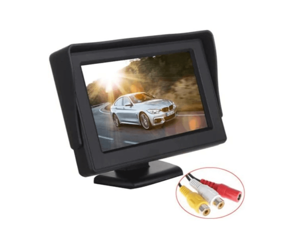 Monitor Per Auto Suv Camioncino Da 5" Hd Av A Colori Tft-lcd Telecamera