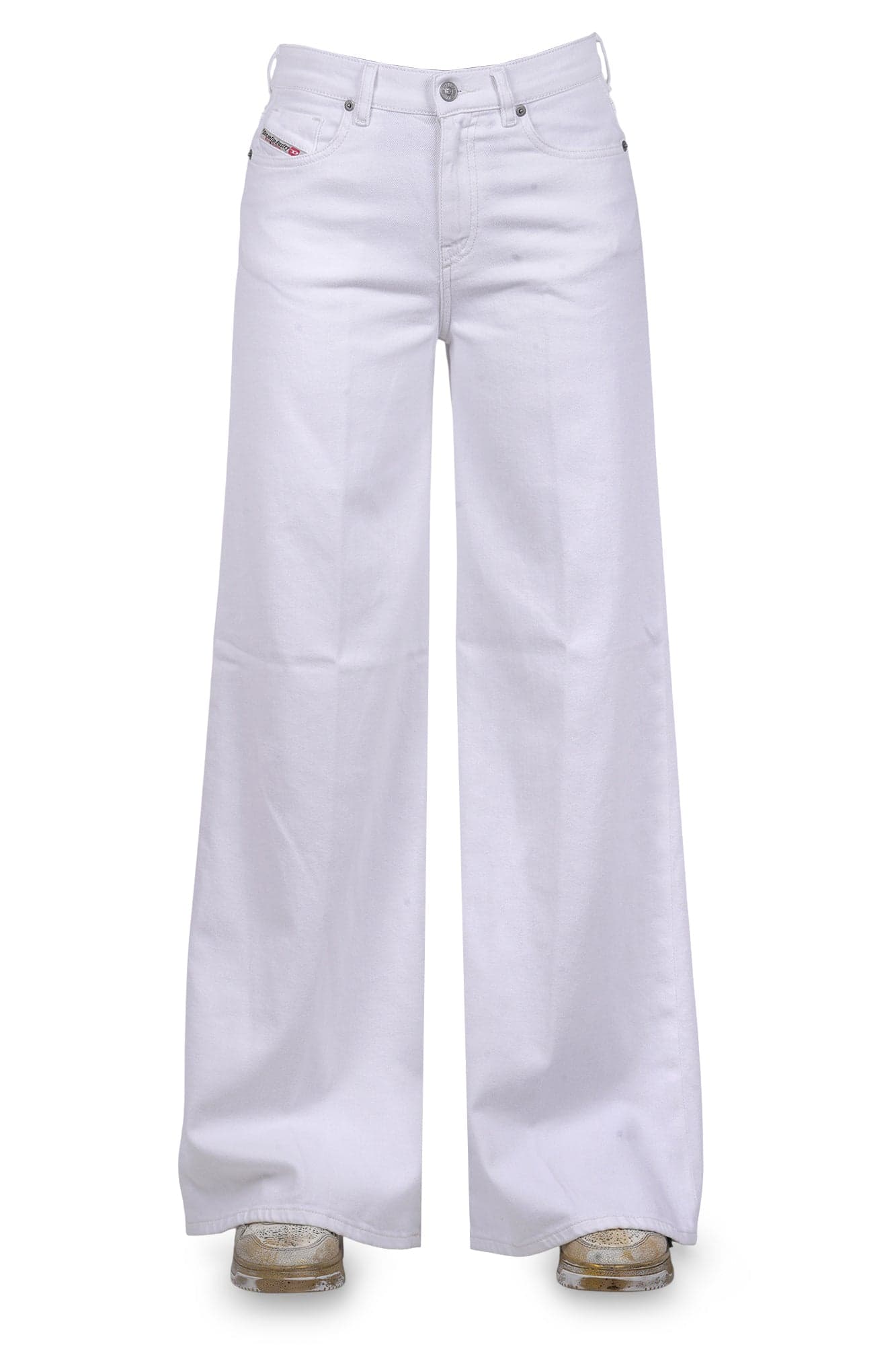 DIESEL - Jeans - 470073 - Bianco da donna in Jeans Drestige - Casamassima, commercioVirtuoso.it