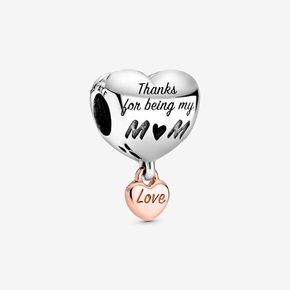 Pandora Charm a cuore Ti Amo Mamma in Bead Charm Alba Gioielli - Casoria, commercioVirtuoso.it