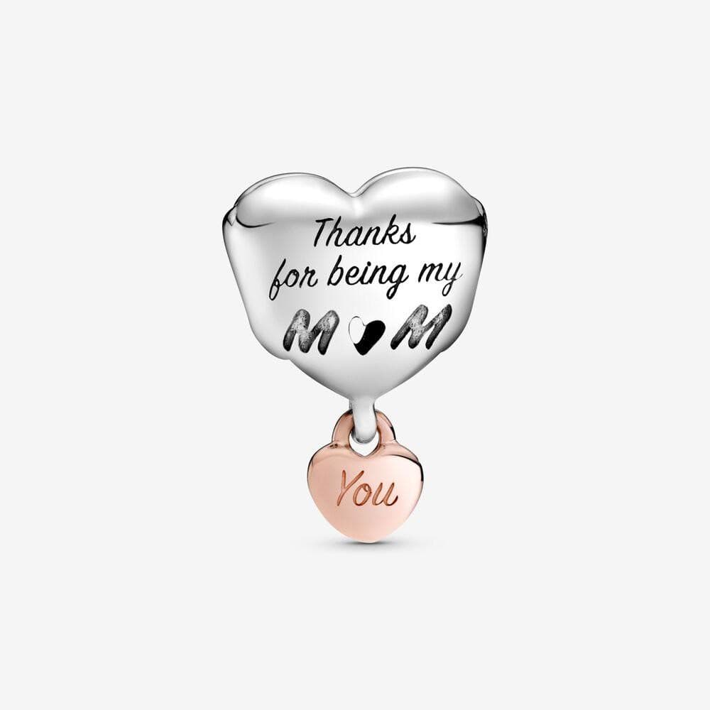 Pandora Charm a cuore Ti Amo Mamma in Bead Charm Alba Gioielli - Casoria, commercioVirtuoso.it