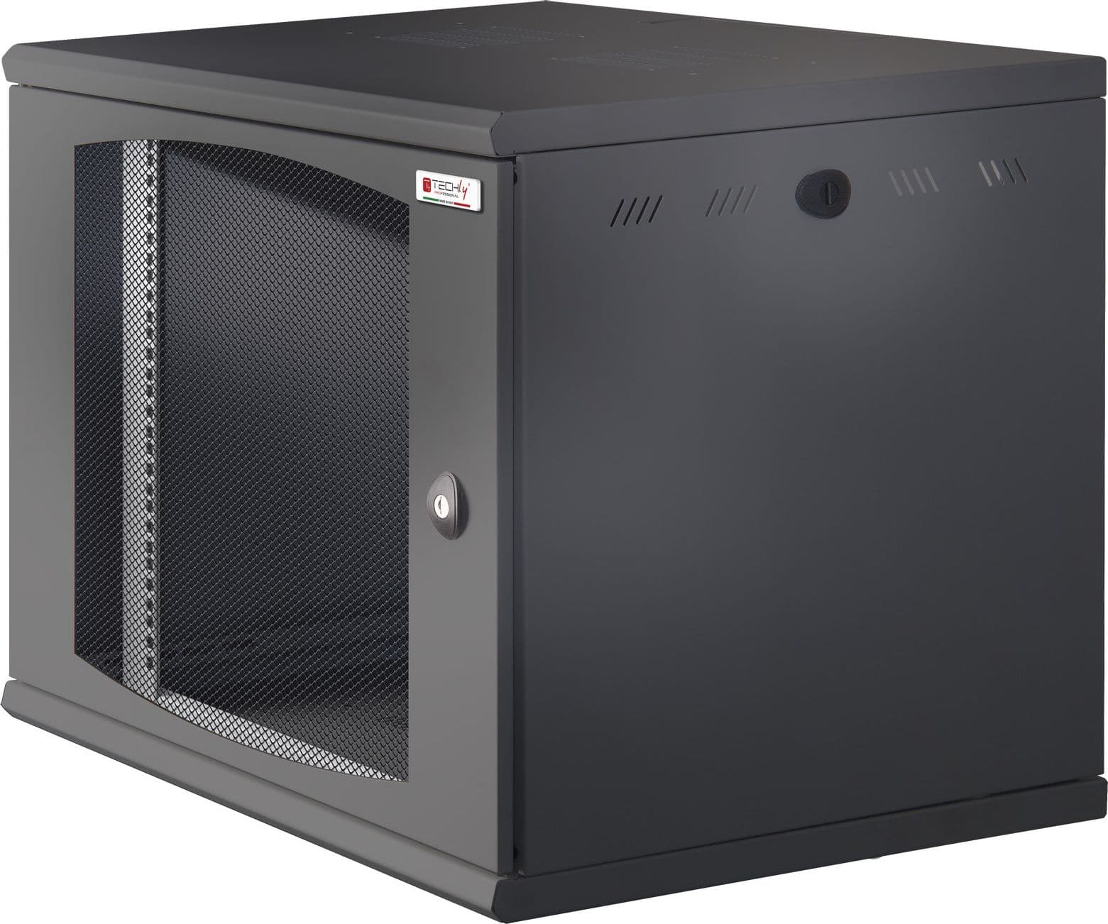 Armadio Rack 19'' a muro 13U sezione unica P 600mm Porta Grigliata Nero in Armadietti metallici Scontolo.net - Potenza, commercioVirtuoso.it