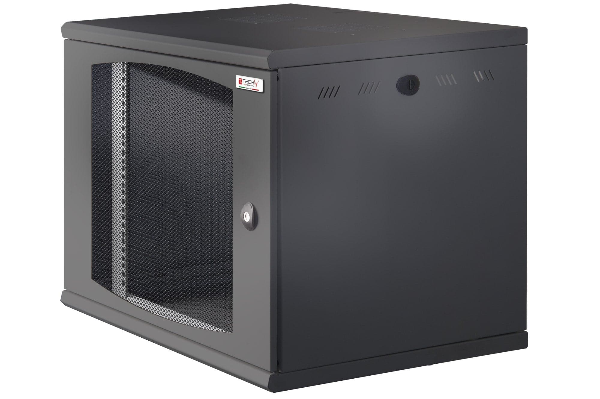 Armadio Rack 19'' a muro 13U sezione unica P 600mm Porta Grigliata Nero in Armadietti metallici Scontolo.net - Potenza, commercioVirtuoso.it