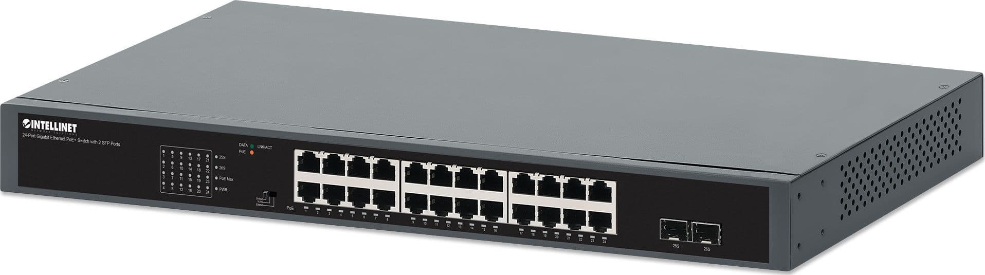 Gigabit Ethernet Switch 24-Porte PoE+ con 2 porte SFP in  Scontolo.net - Potenza, commercioVirtuoso.it
