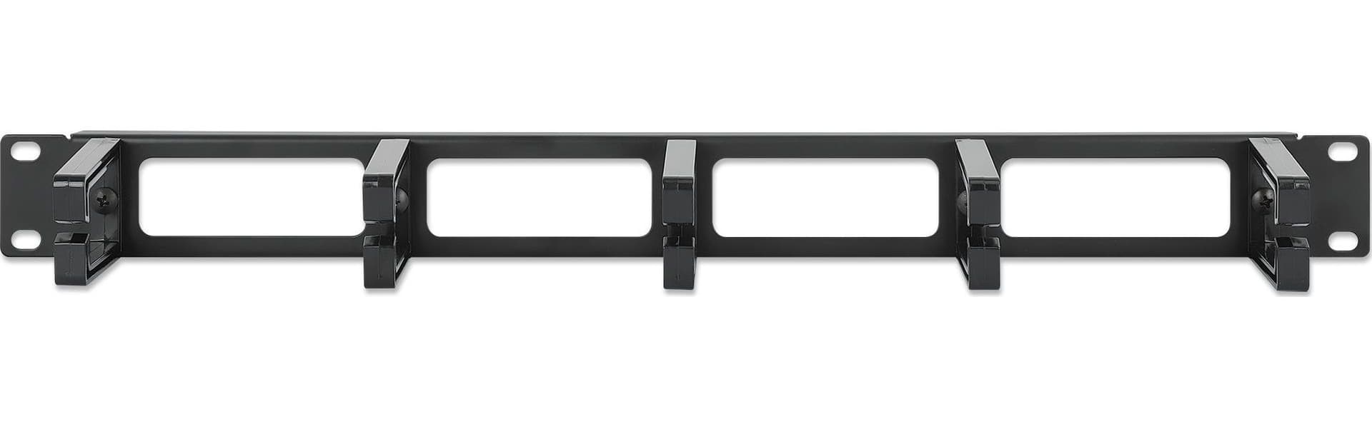 Pannello Passacavi 19'' 5 Anelli in Plastica 1U Nero in Guaine per cavi Scontolo.net - Potenza, commercioVirtuoso.it