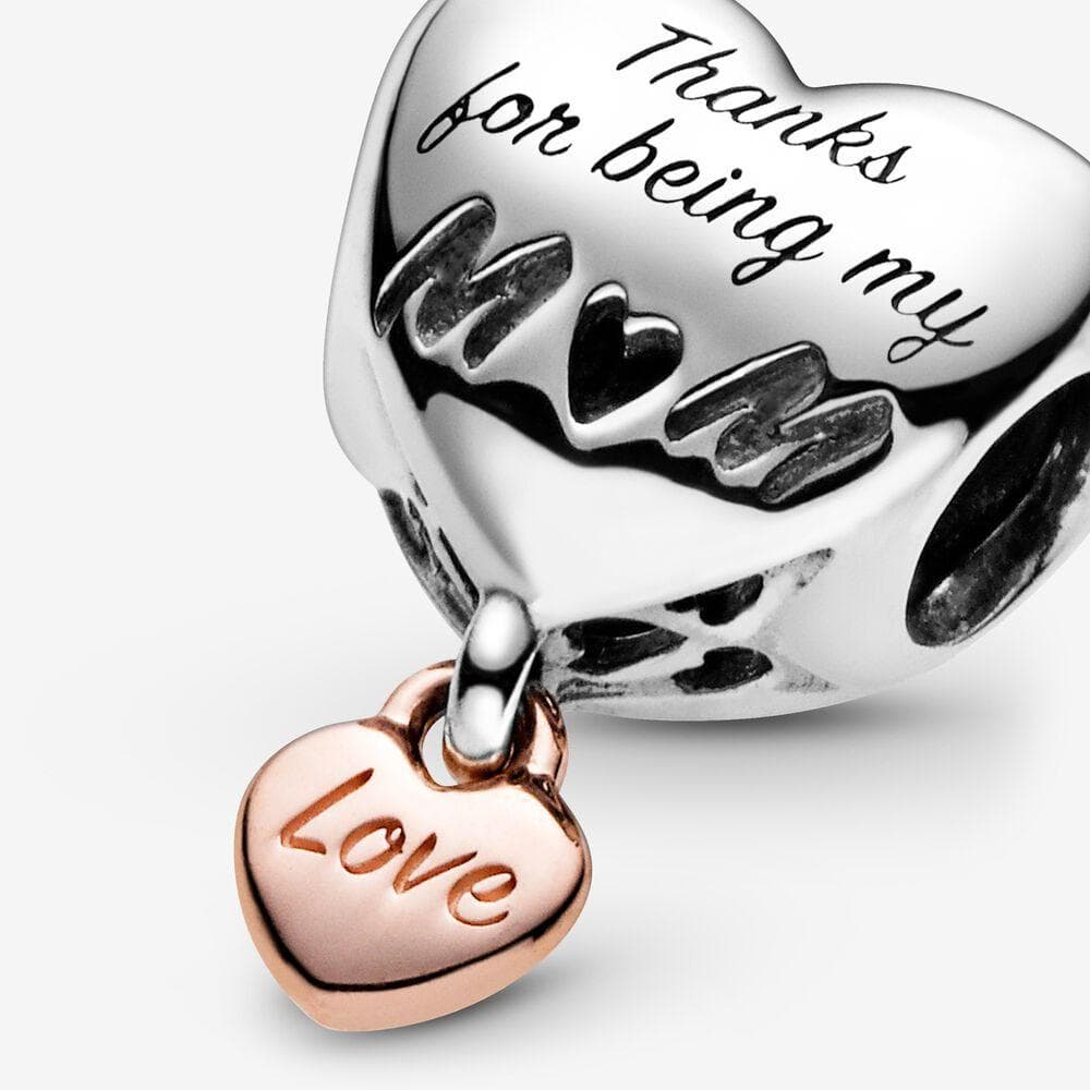 Pandora Charm a cuore Ti Amo Mamma in Bead Charm Alba Gioielli - Casoria, commercioVirtuoso.it