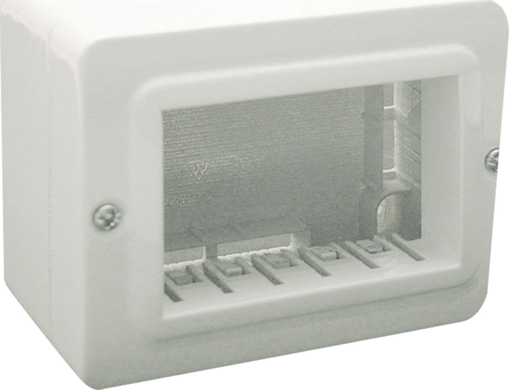 Contenitore Autoportante Minicanali IP40 S44 3 Moduli Bianco in Placche combinate interruttori e prese Scontolo.net - Potenza, commercioVirtuoso.it