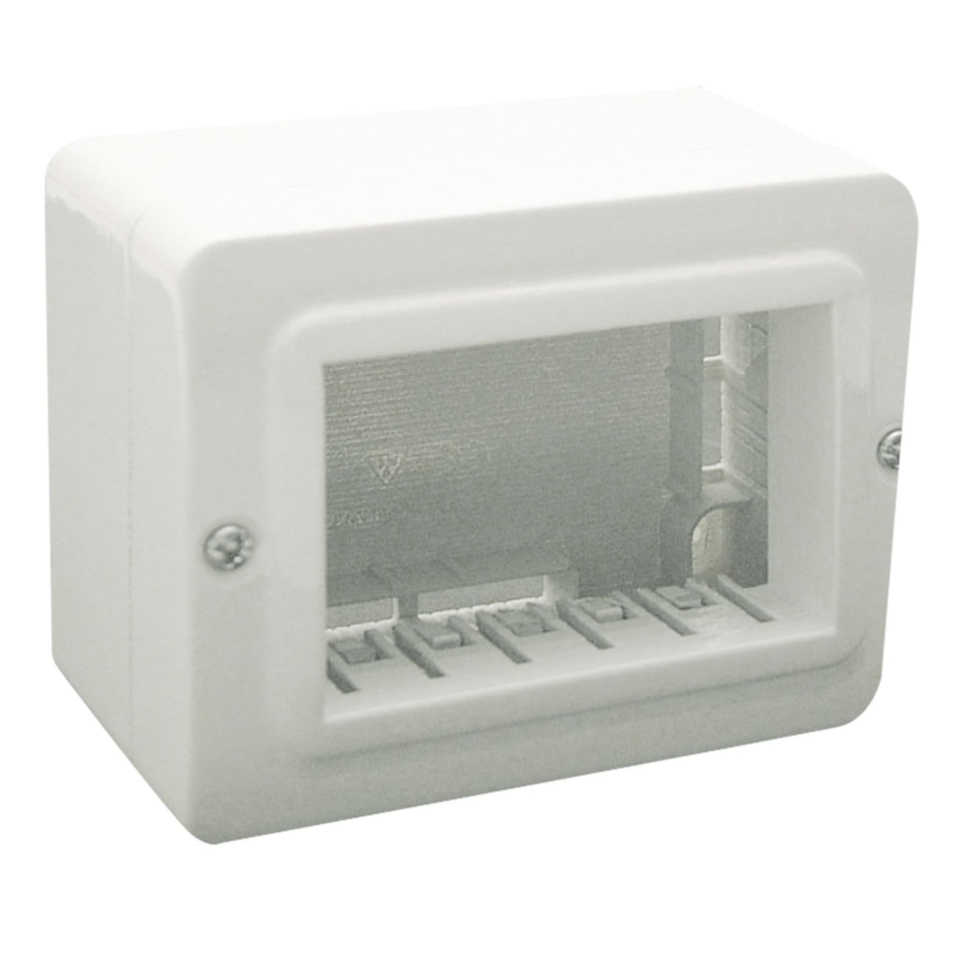 Contenitore Autoportante Minicanali IP40 S44 3 Moduli Bianco in Placche combinate interruttori e prese Scontolo.net - Potenza, commercioVirtuoso.it