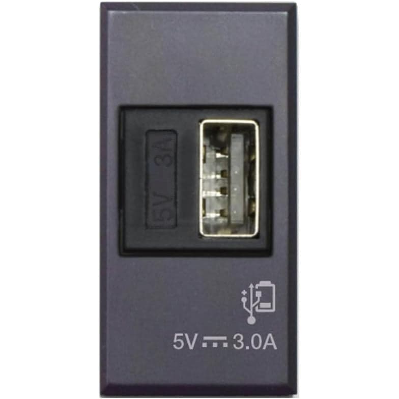 Tekla S44 Caricatore USB-A 3A 240V 1 Modulo Grigio Opaco, 445082USB3A in Caricabatterie da muro Scontolo.net - Potenza, commercioVirtuoso.it