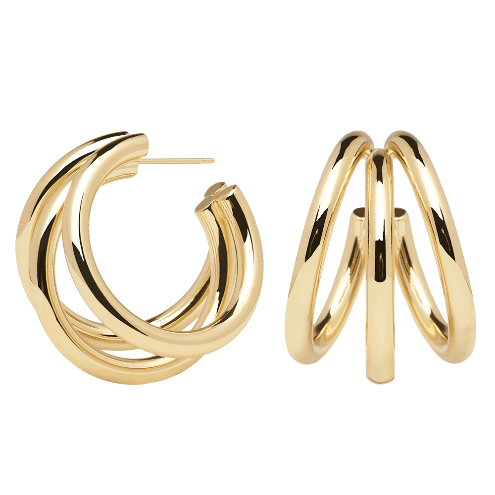 PDPAOLA - ORECCHINI IN ORO TRUE