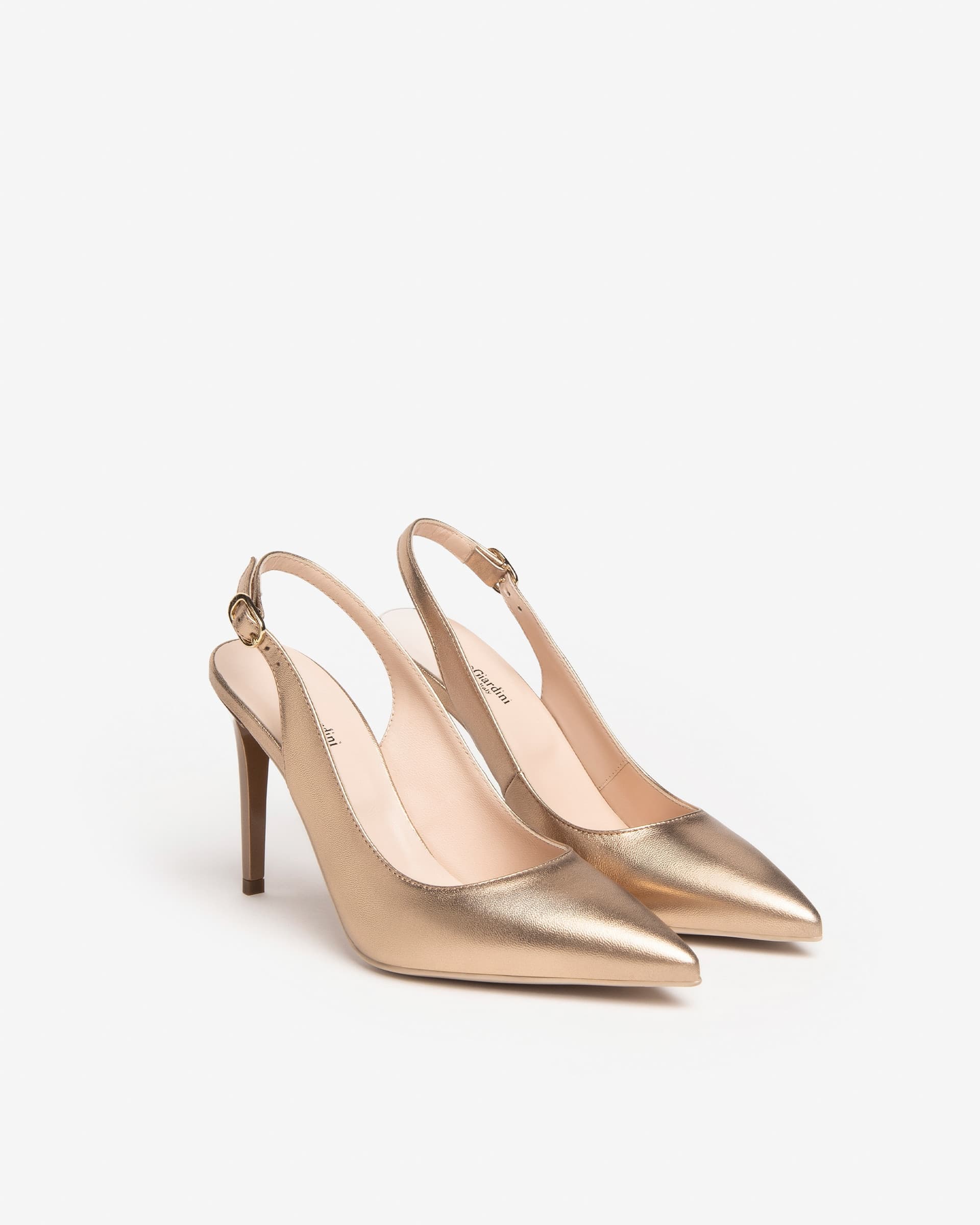 Nero Giardini slingback laminata col. sandalo E307041DE434 in prodotto Teresi Calzature - Marsala, commercioVirtuoso.it