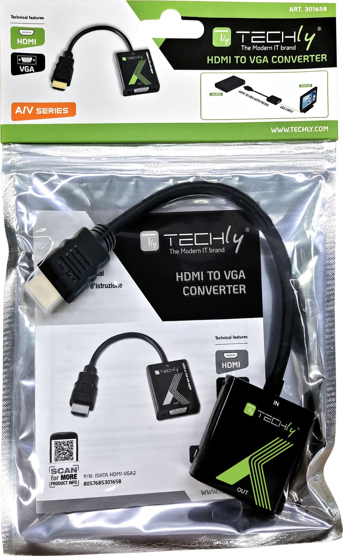 Cavo Convertitore Adattatore da HDMI&trade a VGA 1920x1200 in Cavi HDMI Scontolo.net - Potenza, commercioVirtuoso.it