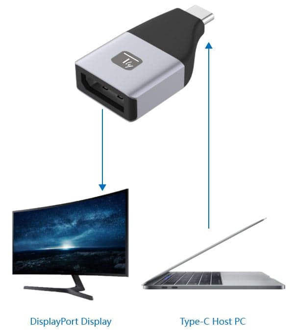 Adattatore Convertitore da USB-C&trade a DisplayPort in  Scontolo.net - Potenza, commercioVirtuoso.it