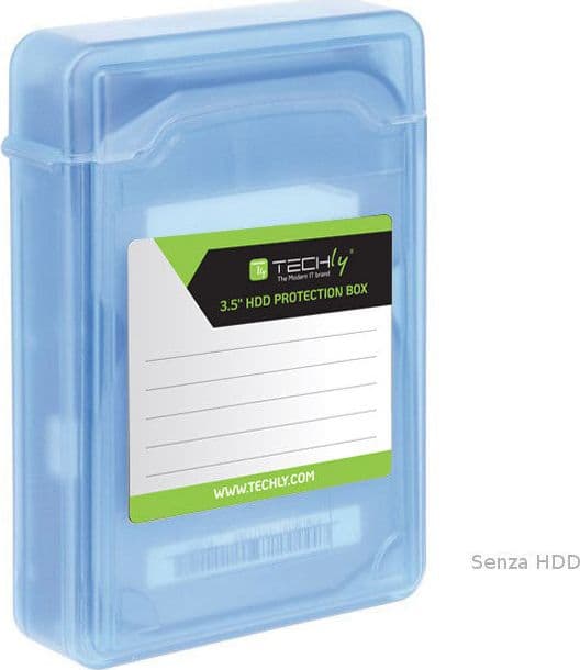 Scatola di Protezione per 1 HDD 3,5'' Azzurro Trasparente in  Scontolo.net - Potenza, commercioVirtuoso.it