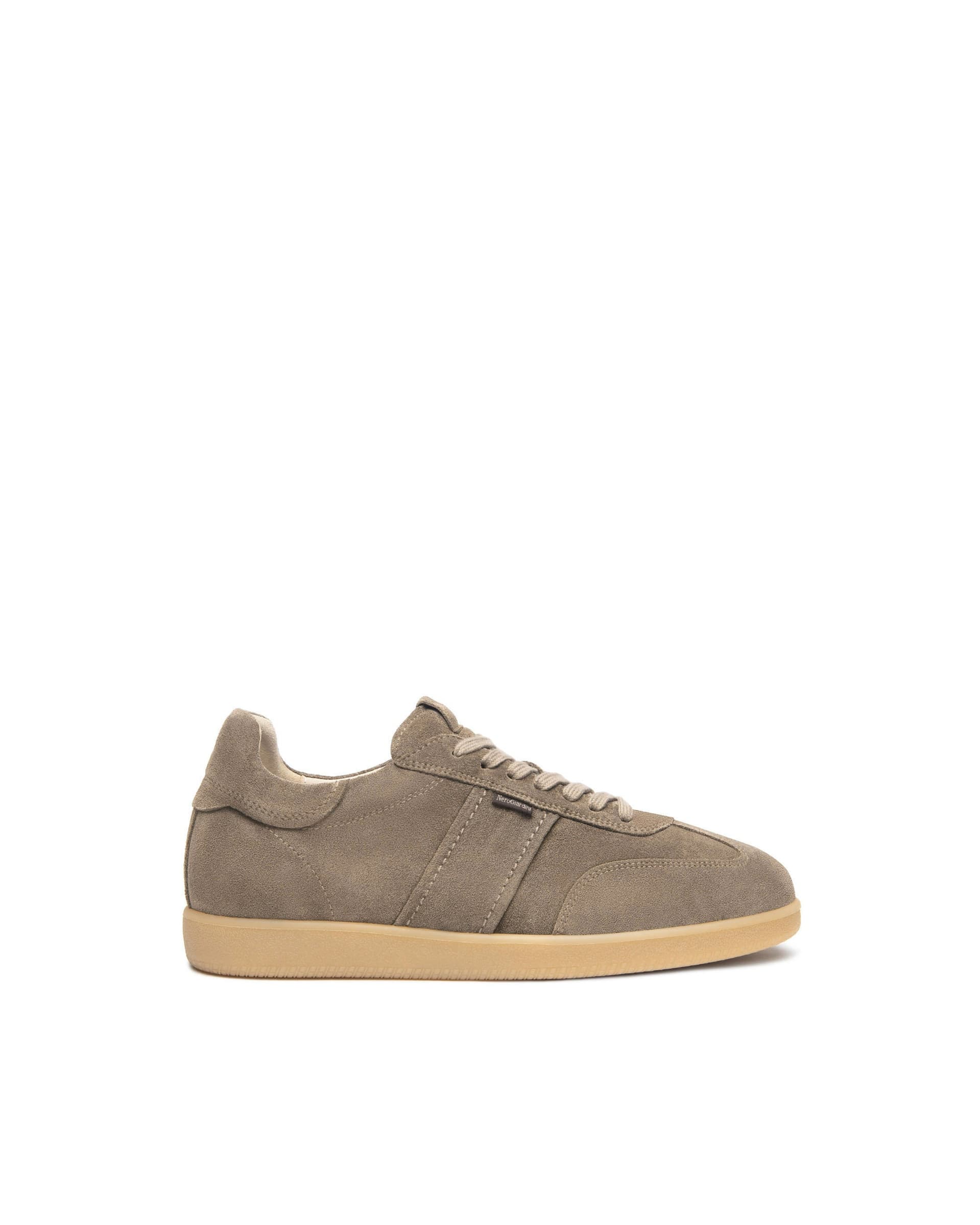 Nero Giardini sneakers uomo scamosciata col. argilla marrone E500685U501