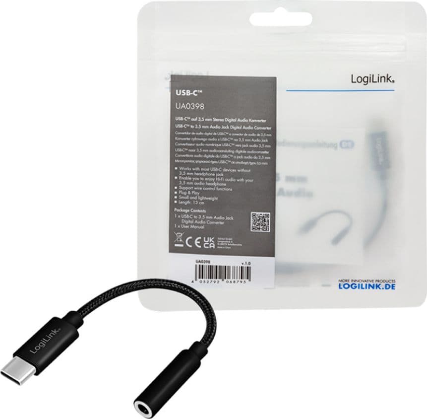 Cavo Adattatore Convertitore Audio da USB-C&trade Maschio a 3,5 mm Femmina 13 cm in Adattatori Scontolo.net - Potenza, commercioVirtuoso.it