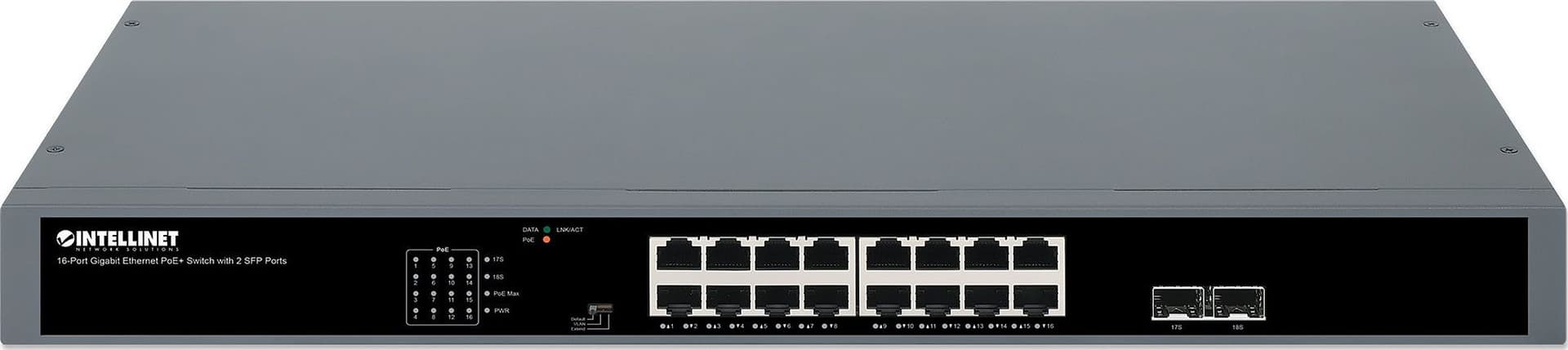 Gigabit Ethernet Switch PoE+ 16 porte con 2 porte SFP in  Scontolo.net - Potenza, commercioVirtuoso.it