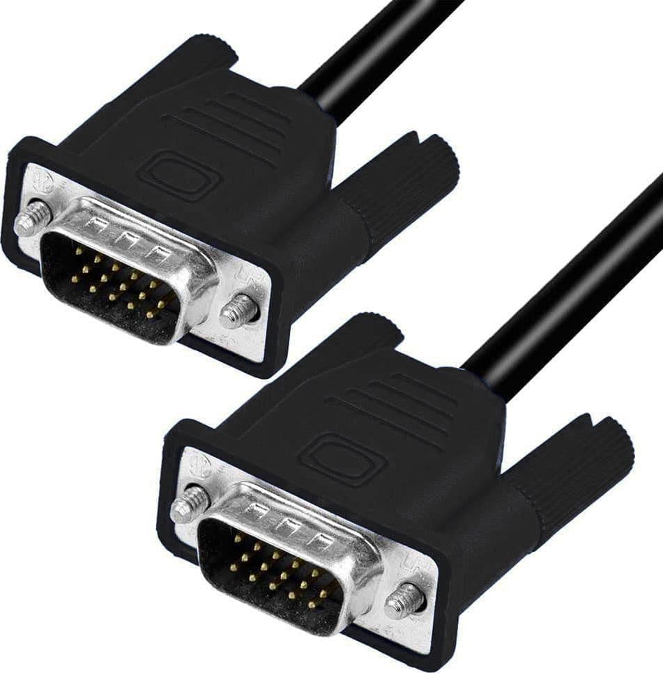 Cavo monitor SVGA standard M/M 1,8 mt NERO in  Scontolo.net - Potenza, commercioVirtuoso.it