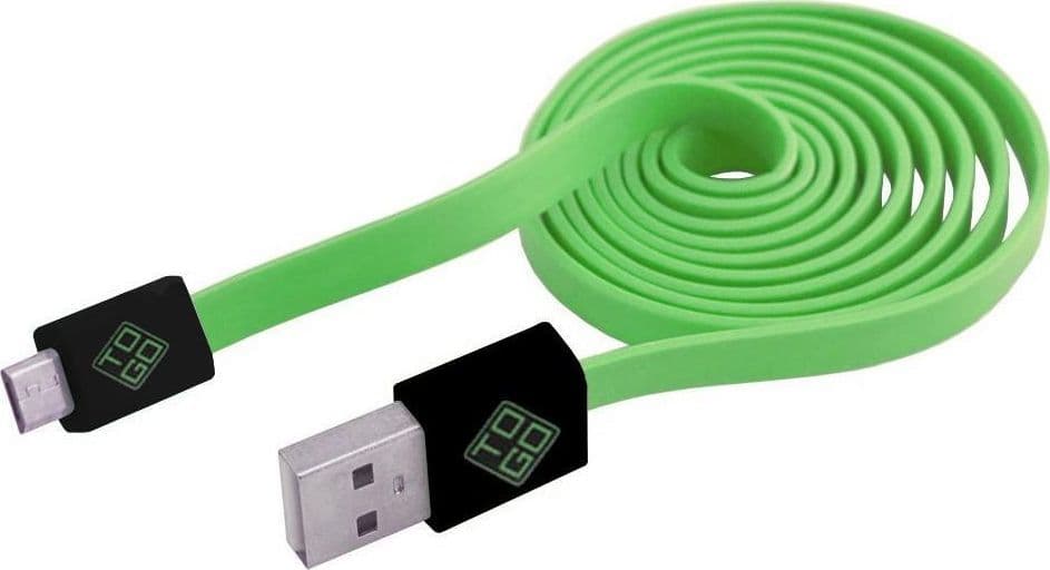 Cavo Flat USB AM a Micro USB M 1m Verde / Nero in  Scontolo.net - Potenza, commercioVirtuoso.it