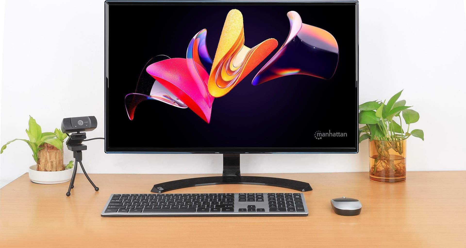 Kit Tastiera e Mouse 1200 Dpi Wireless, MWK7400