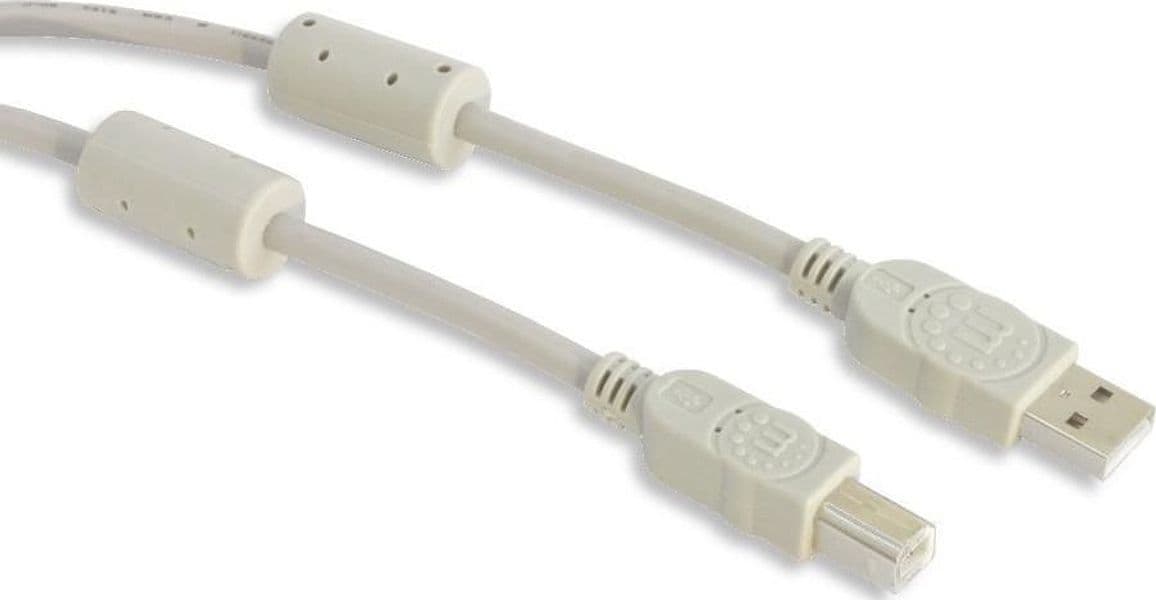 Cavo USB 2.0 A M / B M 1.8m con Ferrite Doppia Schermatura Grigio in  Scontolo.net - Potenza, commercioVirtuoso.it