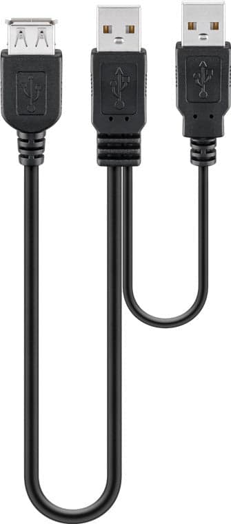 Cavo USB 2.0 ad Y 2xA maschio/A femmina 0.3 m in  Scontolo.net - Potenza, commercioVirtuoso.it